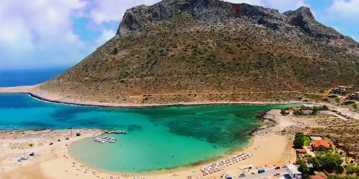 Crete Greece beach old town Mediterranean