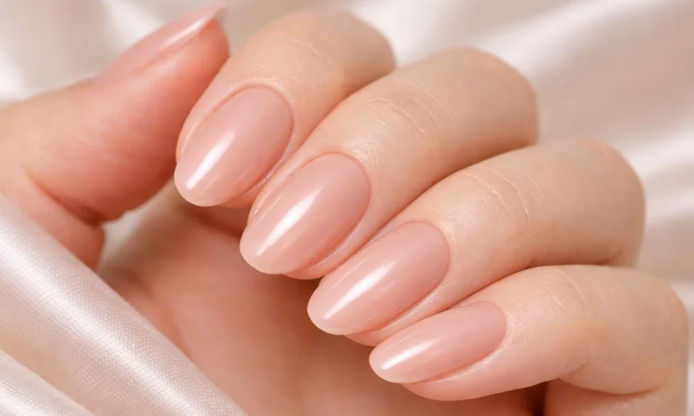 Peachy Nude Nails giving good bive-Cute Nail Ideas