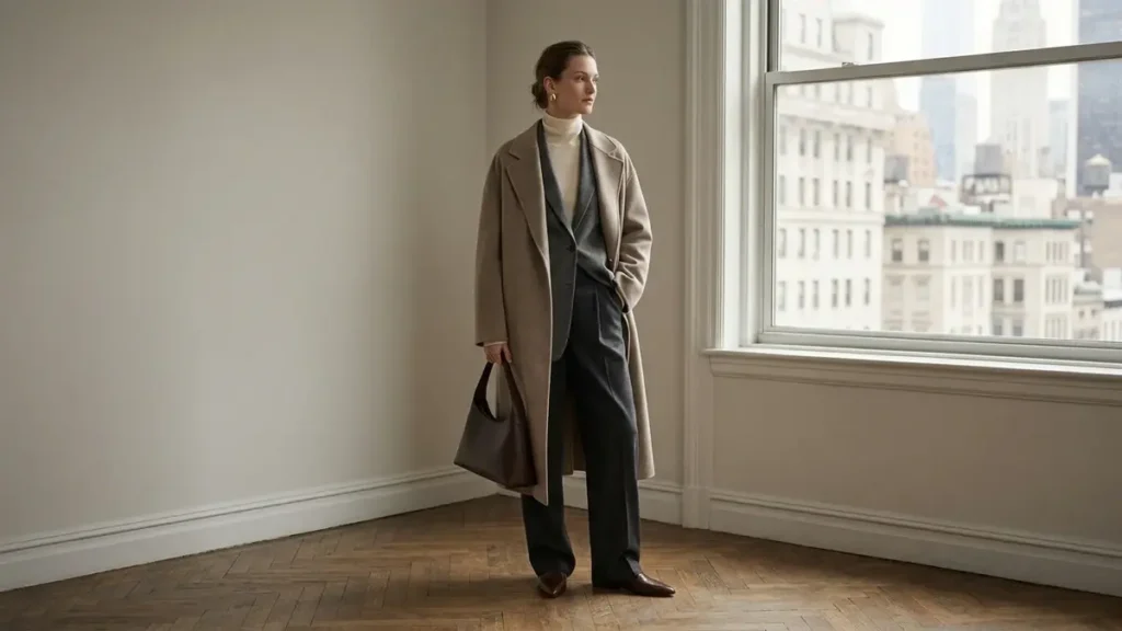 The Row minimalist luxury fashion with understated tailored clothing