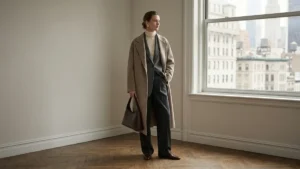 The Row minimalist luxury fashion with understated tailored clothing
