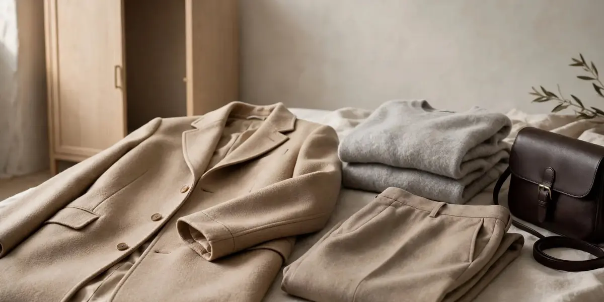 Minimalist luxury clothing representing the value of The Row fashion