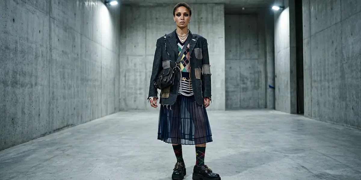 Contemporary luxury fashion editorial connecting youthful personal style with art, literature and fashion culture.
