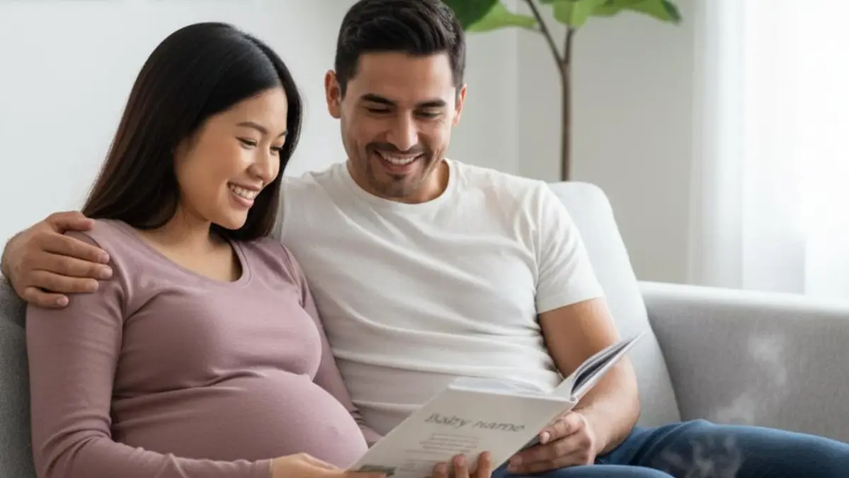 Parent desided baby naem togetther